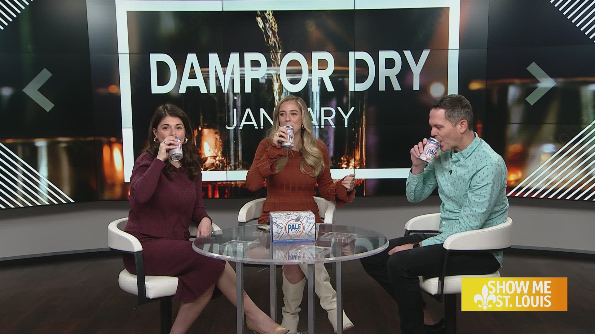 The Show Me Team chats with Dusty about whether damp or dry January works for them and tries Schlafly's non-alcoholic beer.