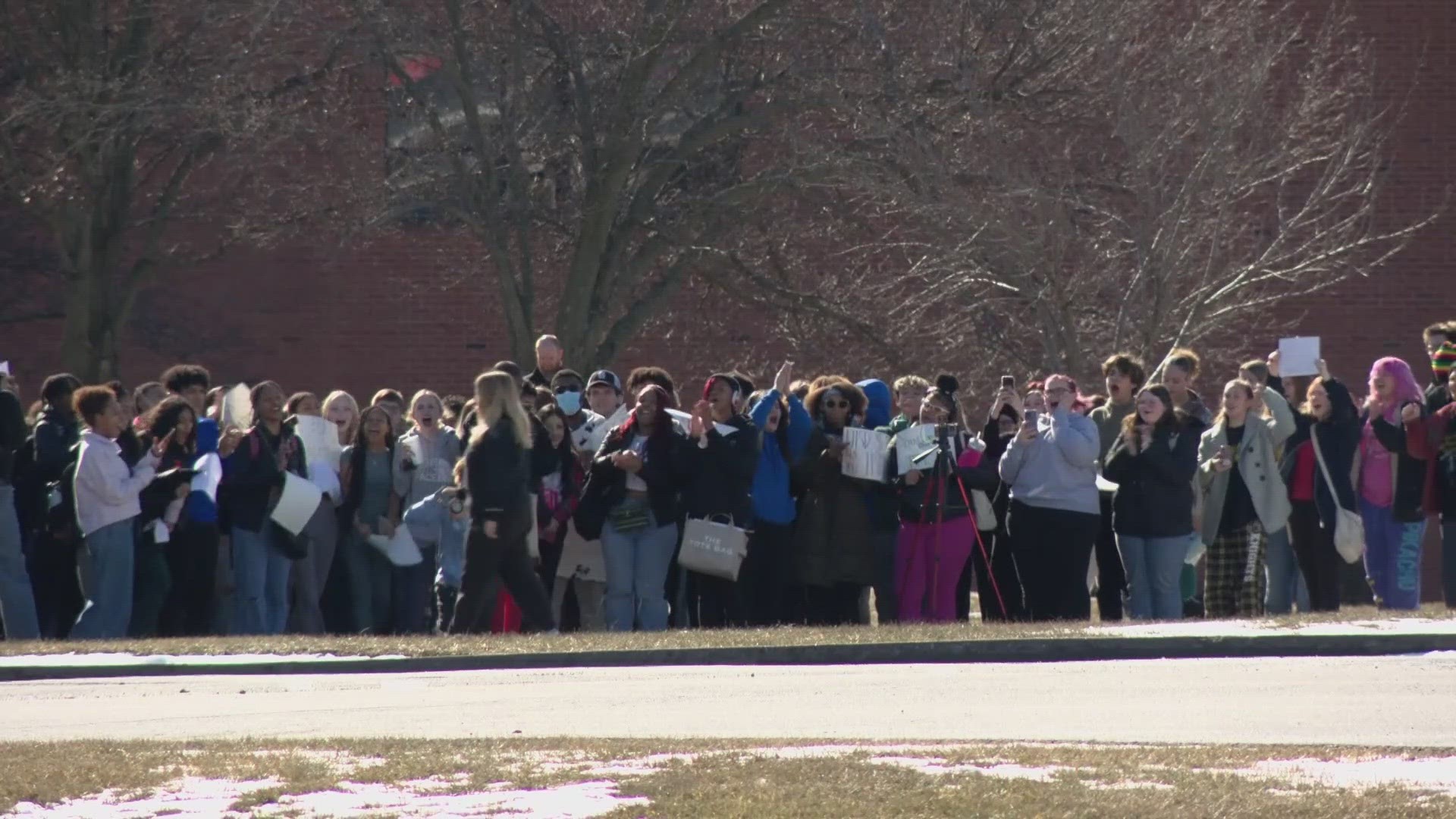 It comes just months after the school board decided to remove the original curriculum. Students remain unhappy.