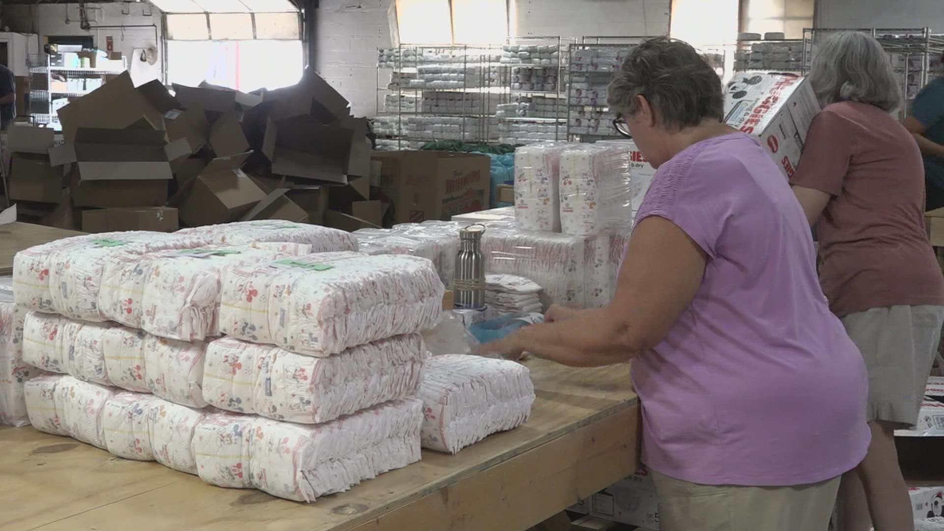 In St. Louis, more county libraries are being utilized to distribute diapers for those in need.