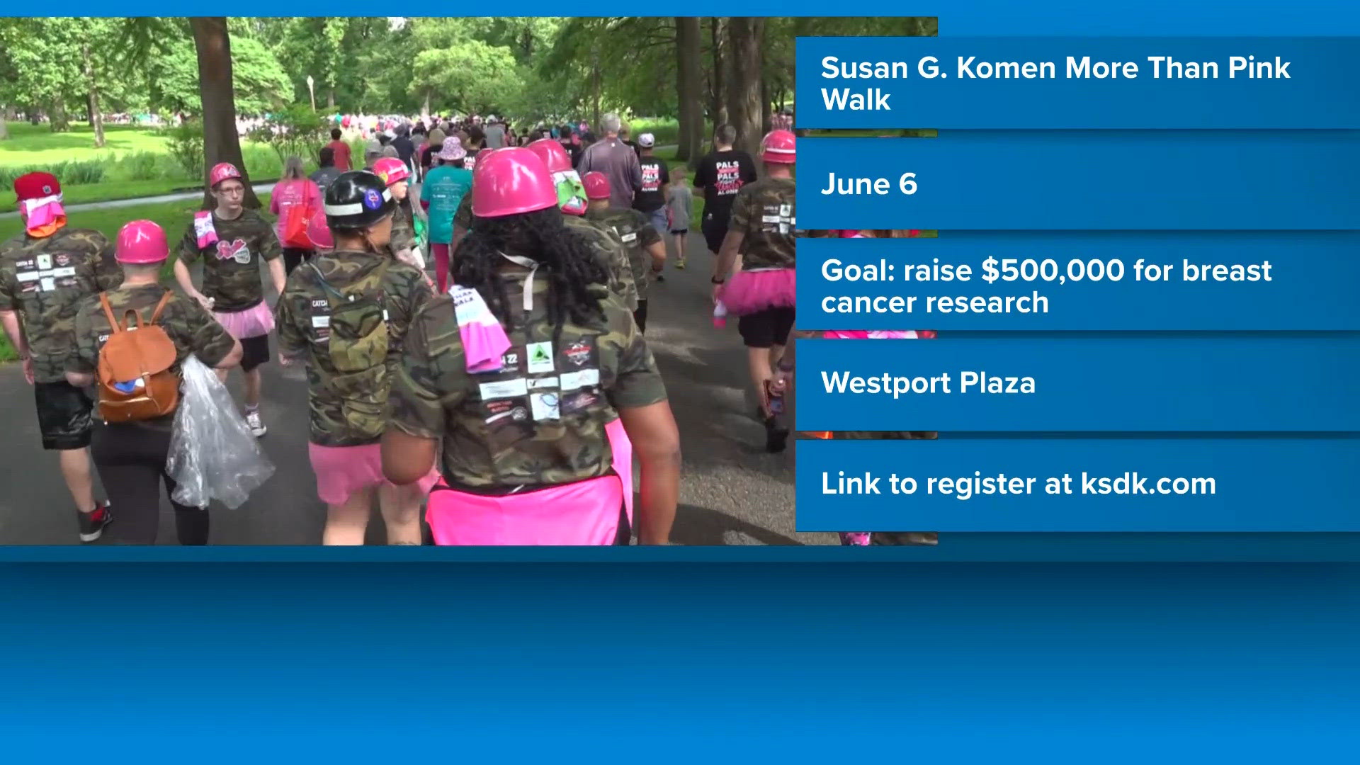 2026 Susan G. Komen More than Pink Walk | ksdk.com