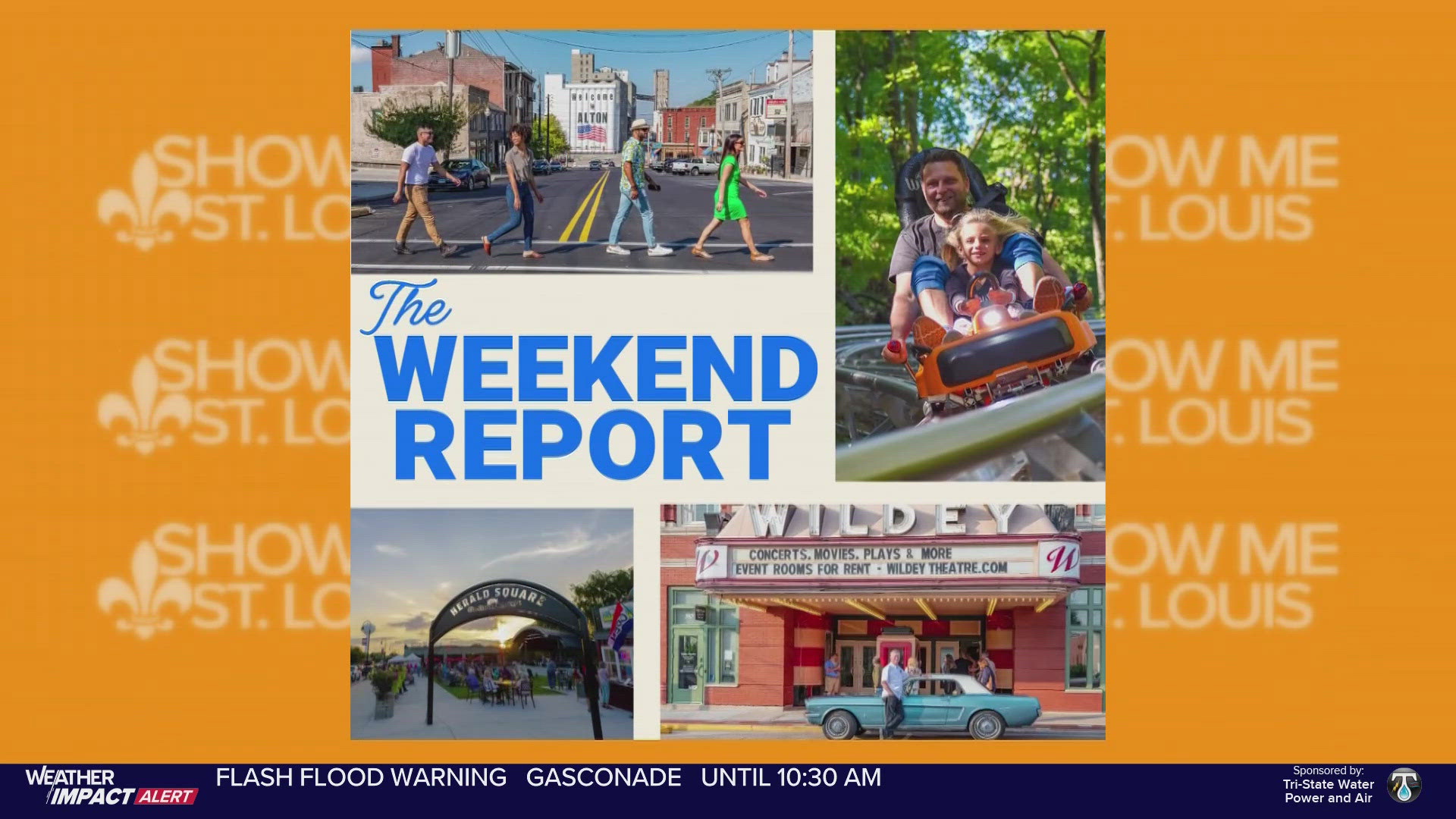 Fun events happening this weekend - check out our Weekend Report Sponsored by Great Rivers & Routes