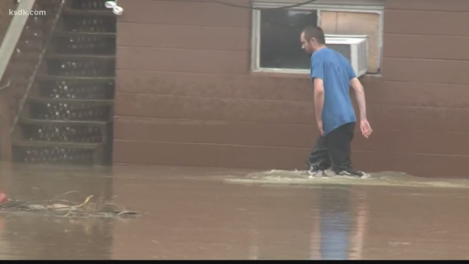 Residents and business owners in the area are worried about how long flood conditions will last.