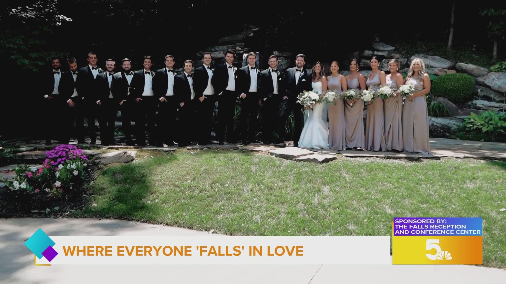 The Falls is a venue that goes above and beyond to give you the day of your dreams - rain or shine.