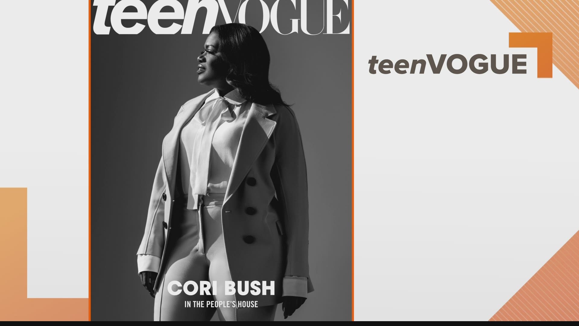 Earlier this month, she was sworn in as Missouri's first Black congresswoman. Now, she’s made her debut on the cover of Teen Vogue.