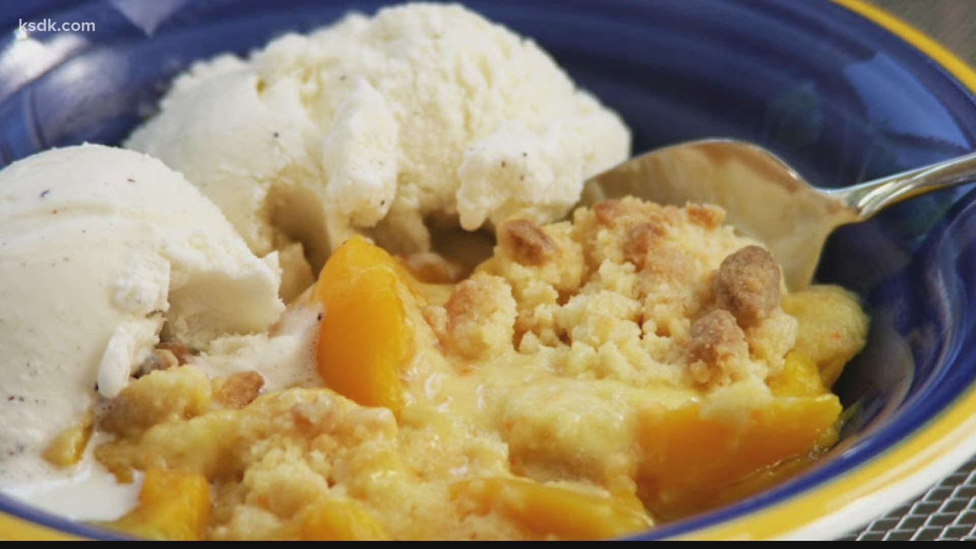 Angie from Eckert’s Orchards is here to share an amazing recipe to make with their peaches!