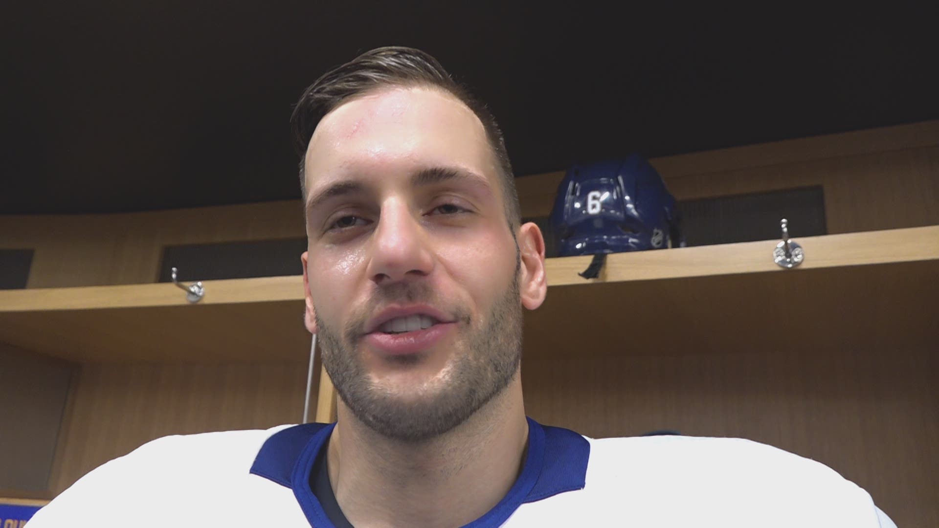 Frank Cusumano talks with Marco Scandella about why his move to the Blues will be seamless.