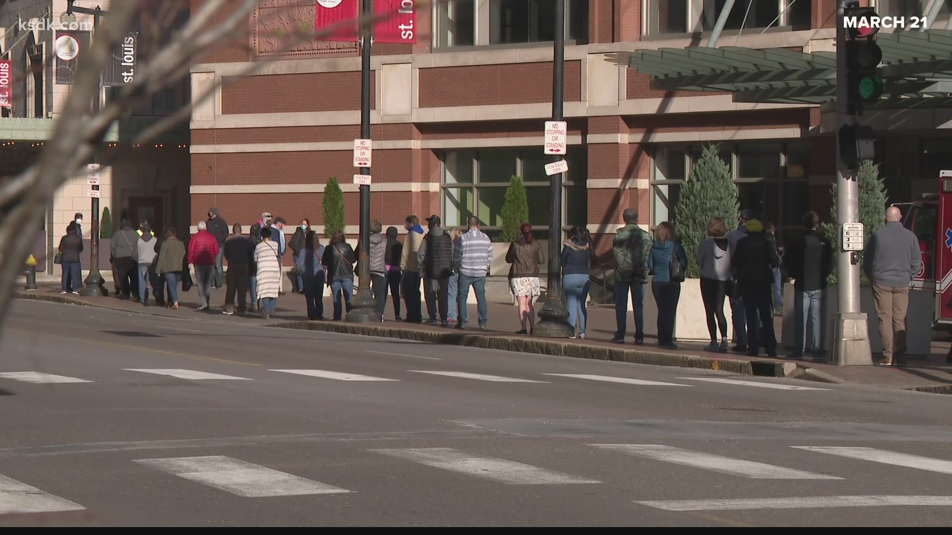 The Dome at America's Center will host another mass-vaccination event starting April 7