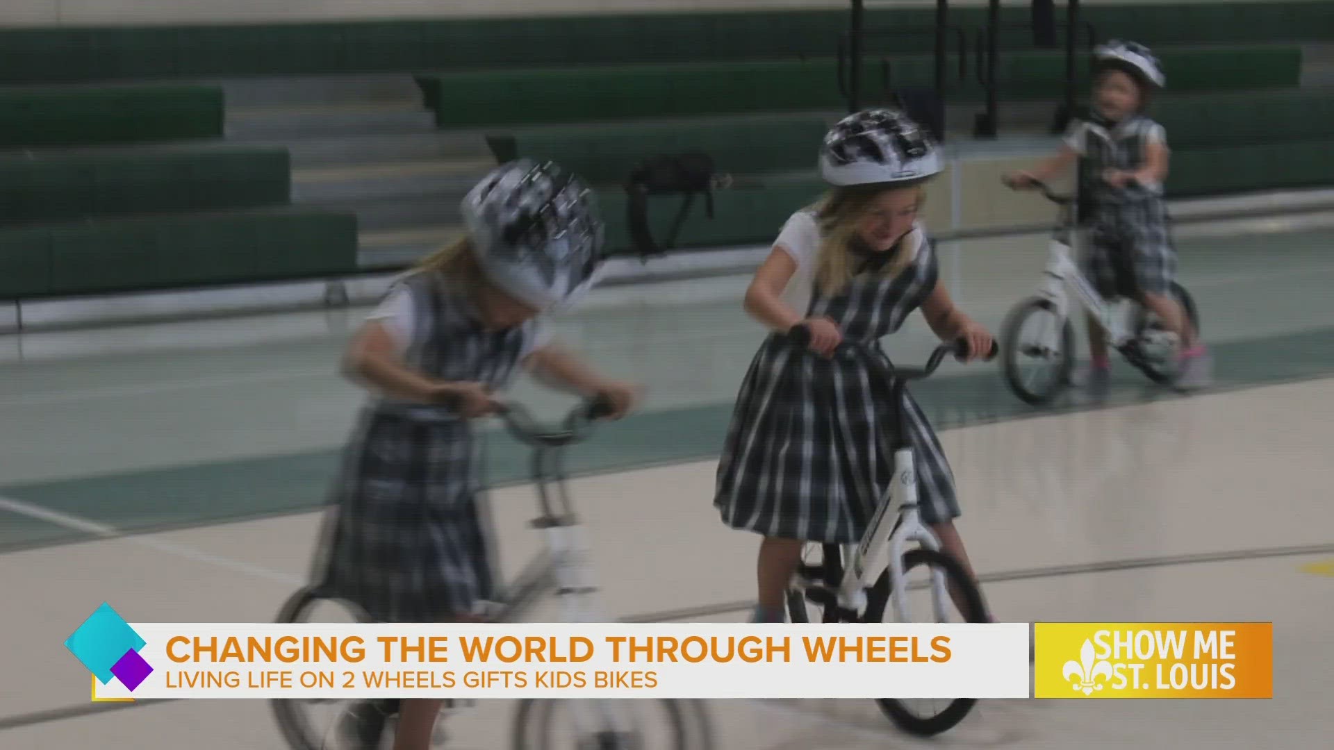 One local nonprofit gifts kids bikes to promote mental and physical health in schools
