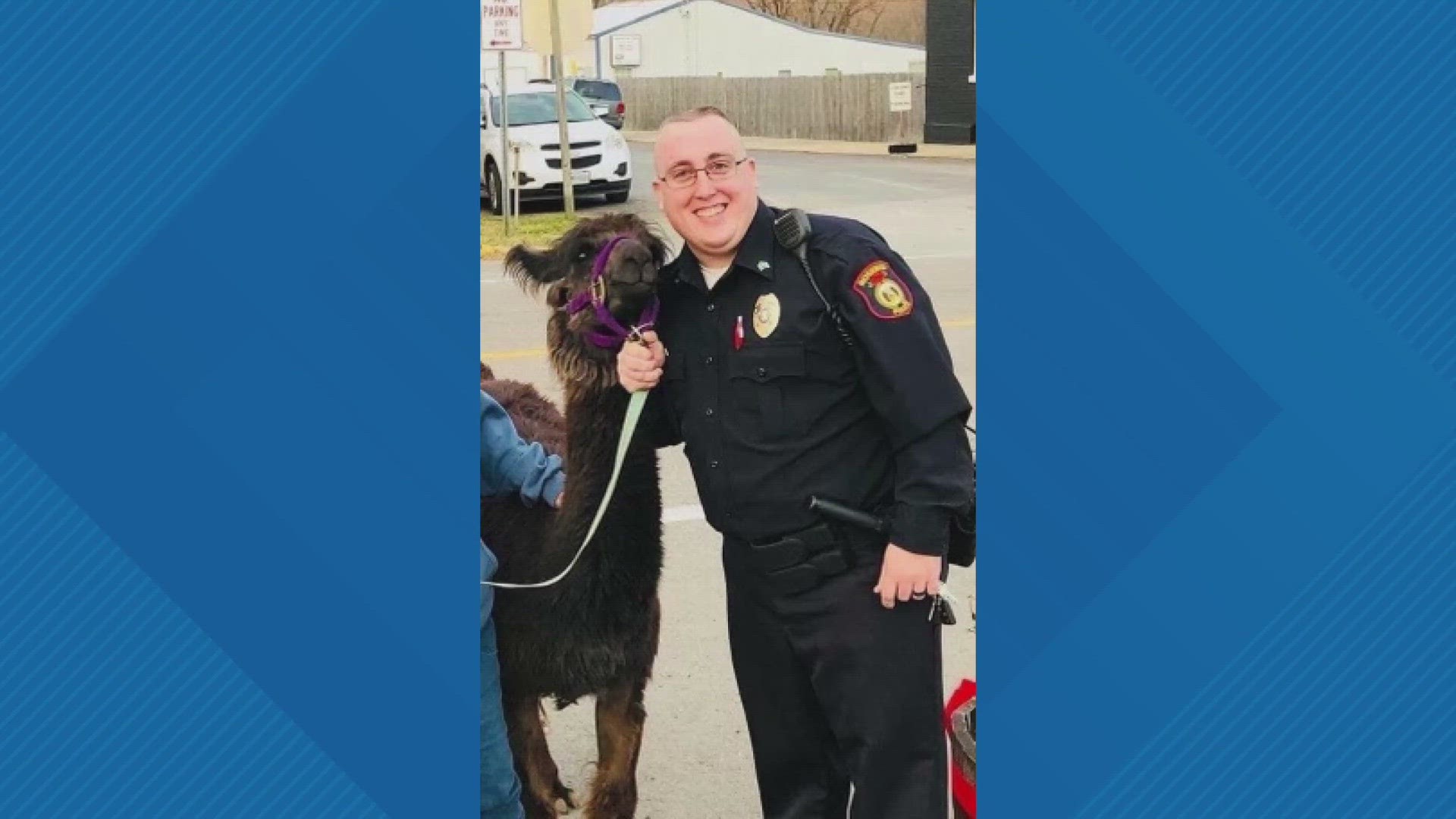 Communities outside of Hermann, Missouri continue to show support for a police officer who was killed on Sunday. The second officer remains in critical condition.