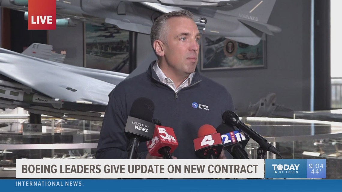 Boeing leaders give update on new contract | ksdk.com