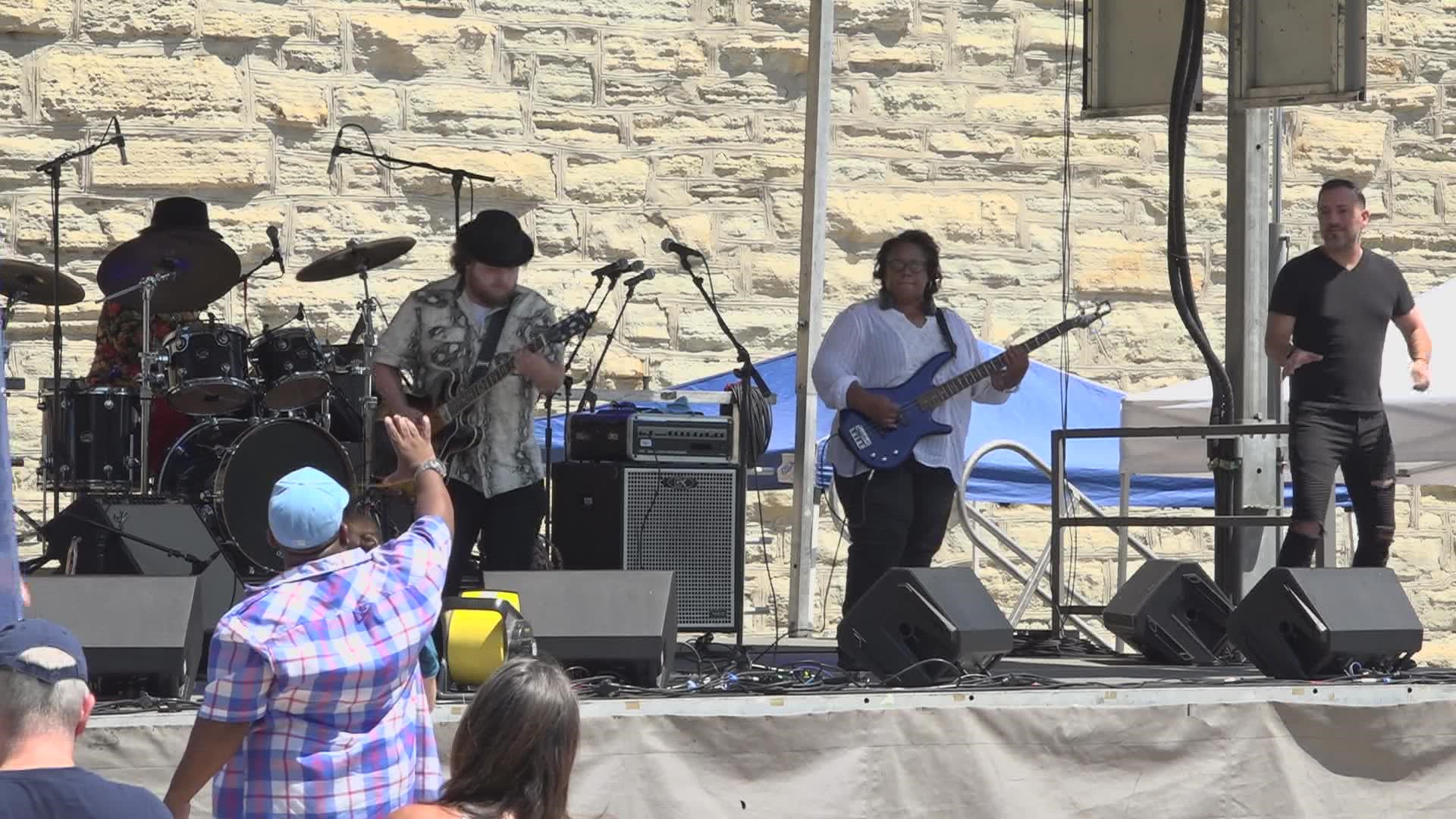 The Blues at the Arch Festival returned to downtown this weekend after a two-year hiatus due to the pandemic. This year they packed the festival into one weekend.