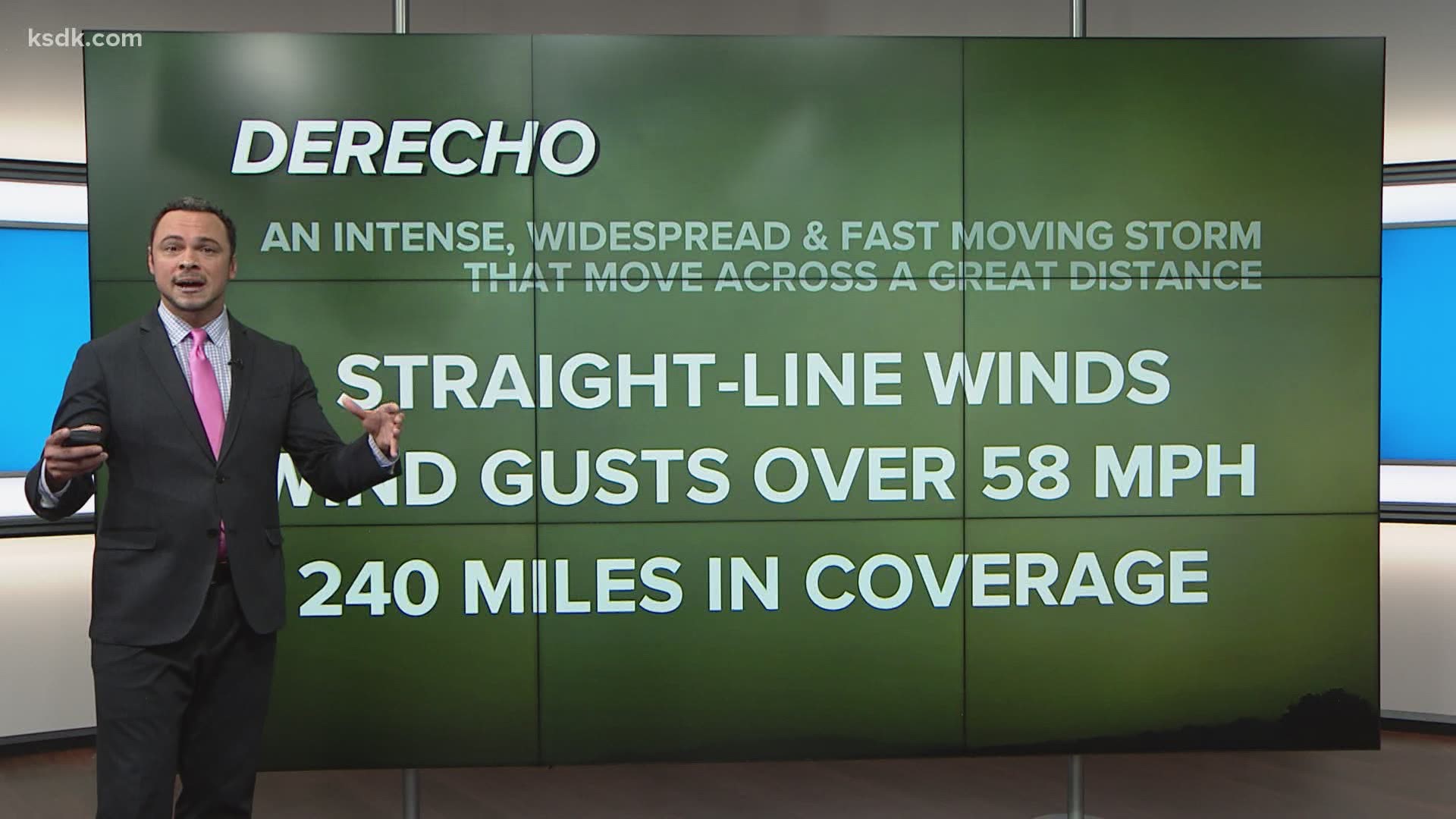 5 On Your Side meteorologist Anthony Slaughter explains what a derecho is and how it's different from a tornado.