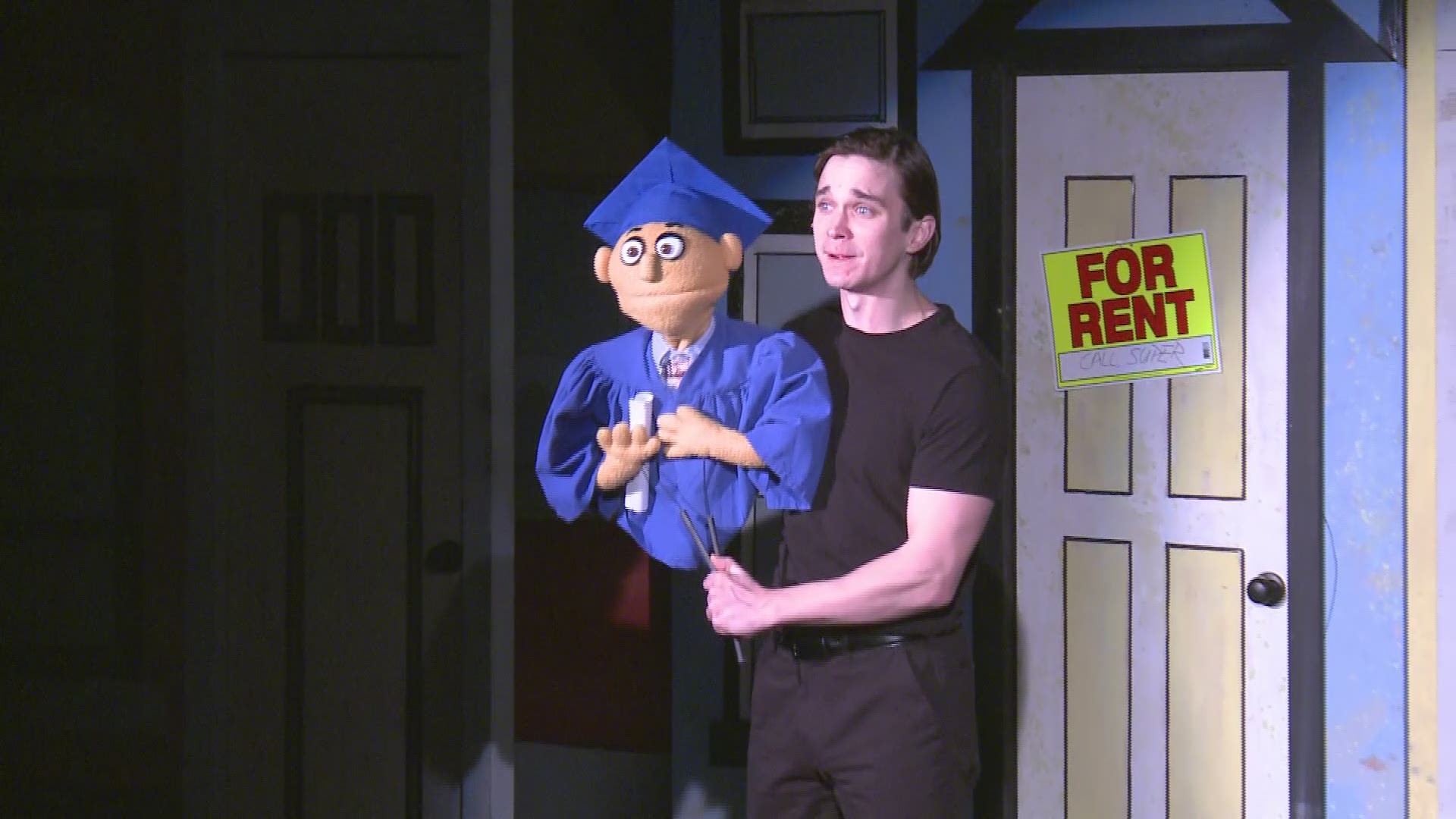 Avenue Q is on stage through March 3rd.