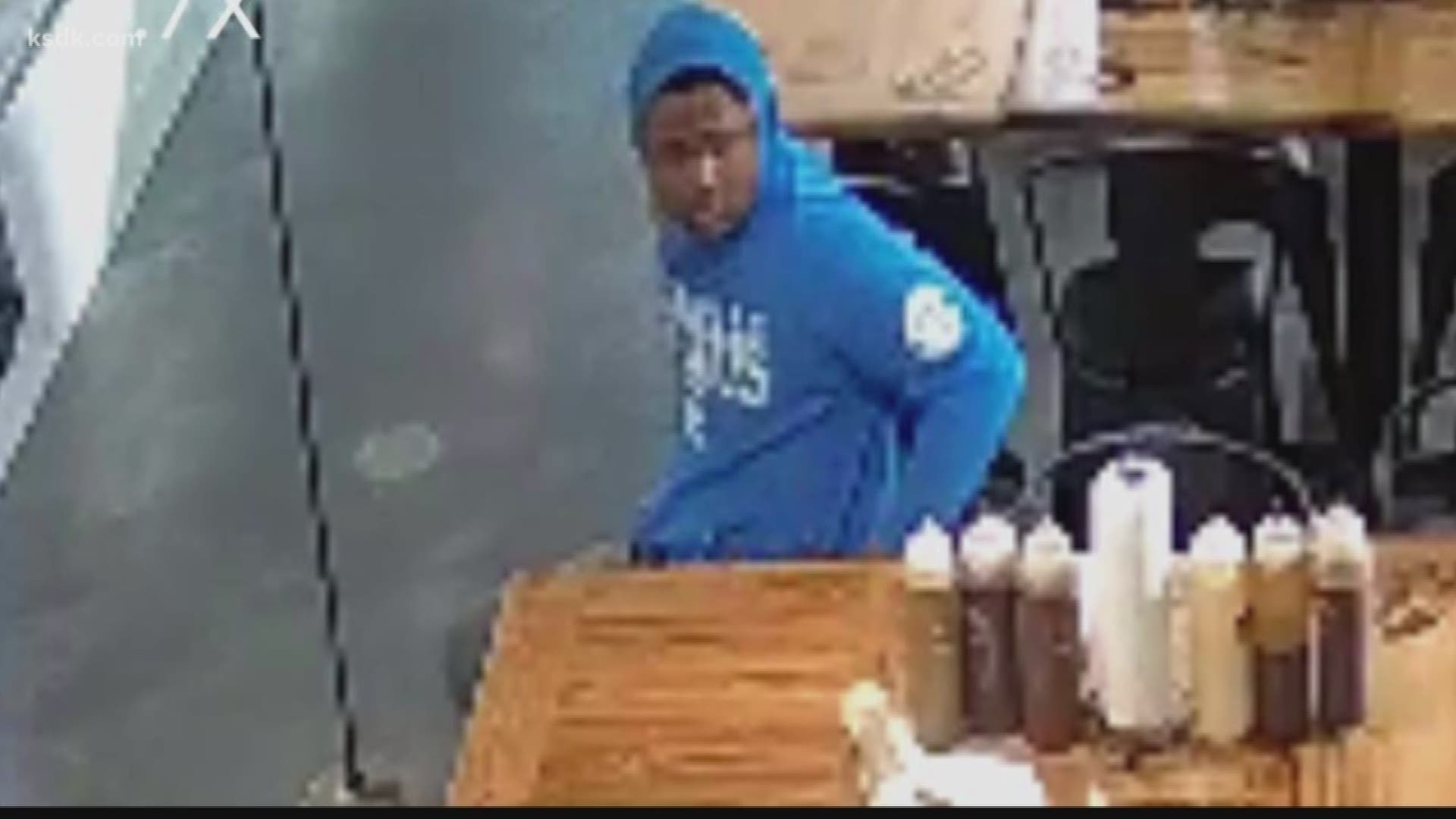 The man walked up to the counter in a University of Kentucky sweatshirt and asked for a job application. While the manager was getting one, he swiped the tip jar.