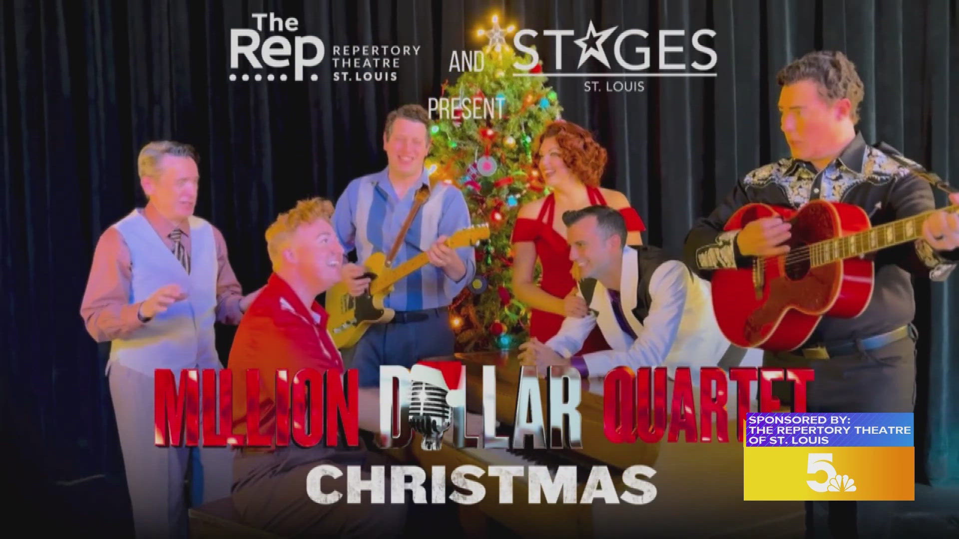 Million Dollar Quartet Christmas, a rockin' musical experience that brings together Elvis Presley, Johnny Cash and more in a holiday jam.