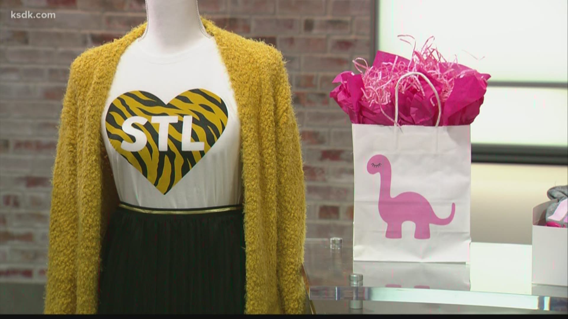 The Pink Dinosaur can be found online or at a couple of local boutiques.
