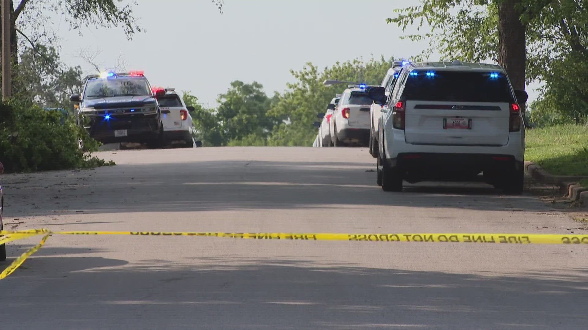 St. Louis County police said a man was in a standoff with officers in a Jennings neighborhood Tuesday afternoon. The incident started around 4:20 p.m.