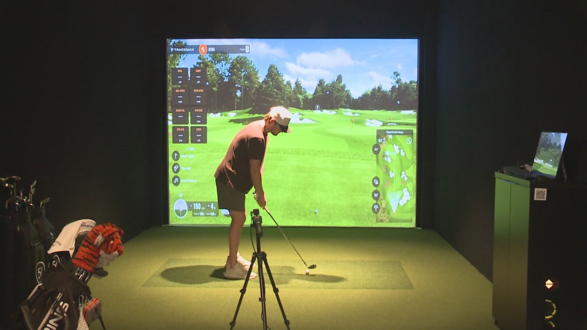 Looking for a place to practice your golf swing? Well, a new indoor golf simulator is now open in Clayton.