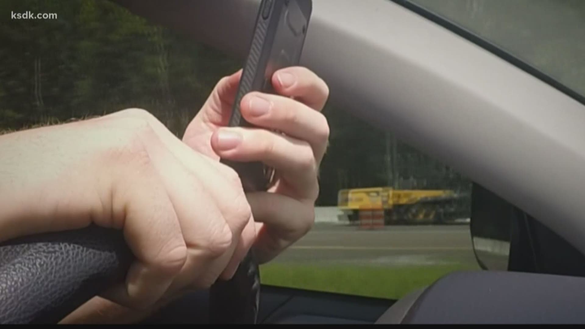 Missouri is one of only two states that doesn't have a complete ban on texting while driving.