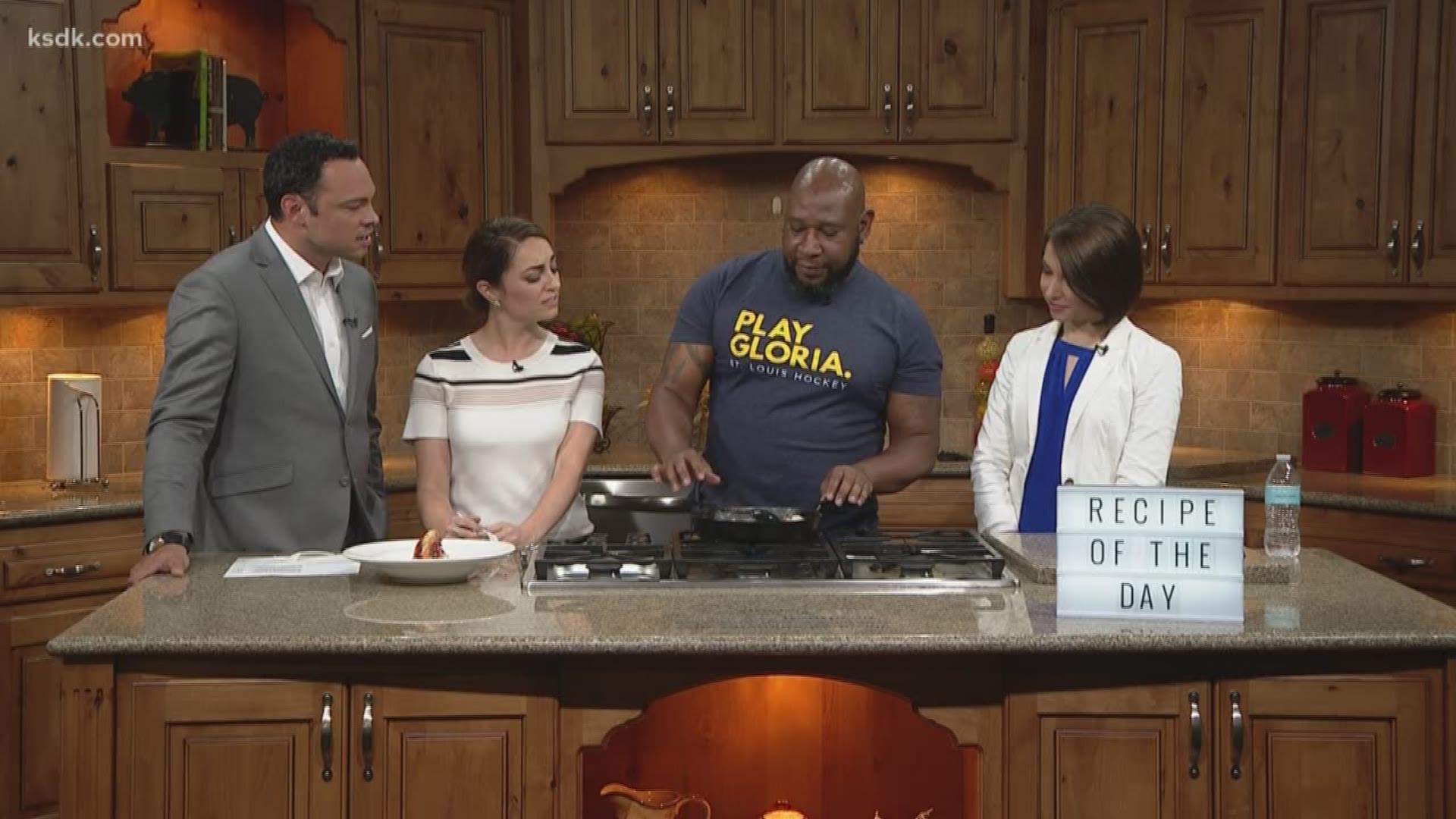 CJ Williams is a personal chef and the man behind the delicious looking photos posted on Instagram under the handle EdibleArt314. This morning he shared a delicious recipe with Show Me St. Louis viewers.