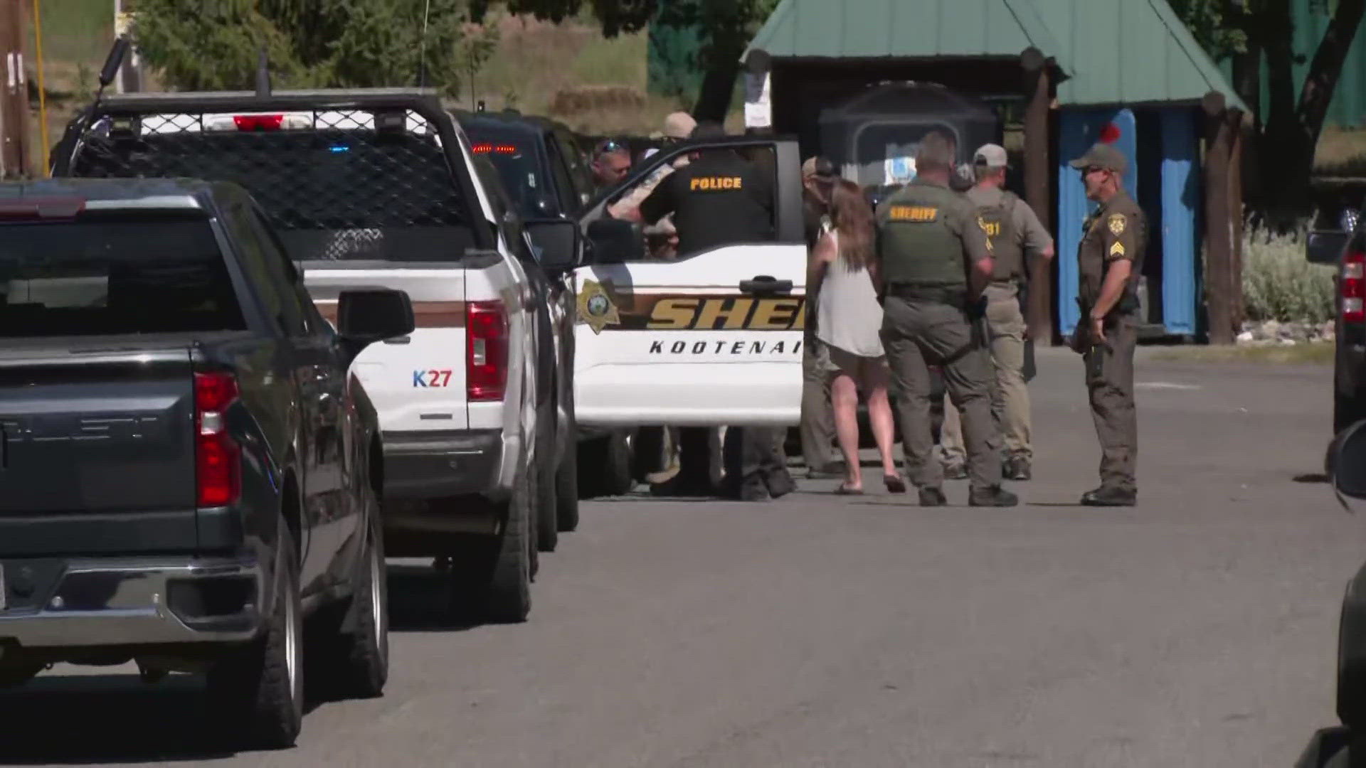 Police say firefighters responded to a brush fire when they were met by a gunman. He's now identified as 20-year-old Wess Roley.