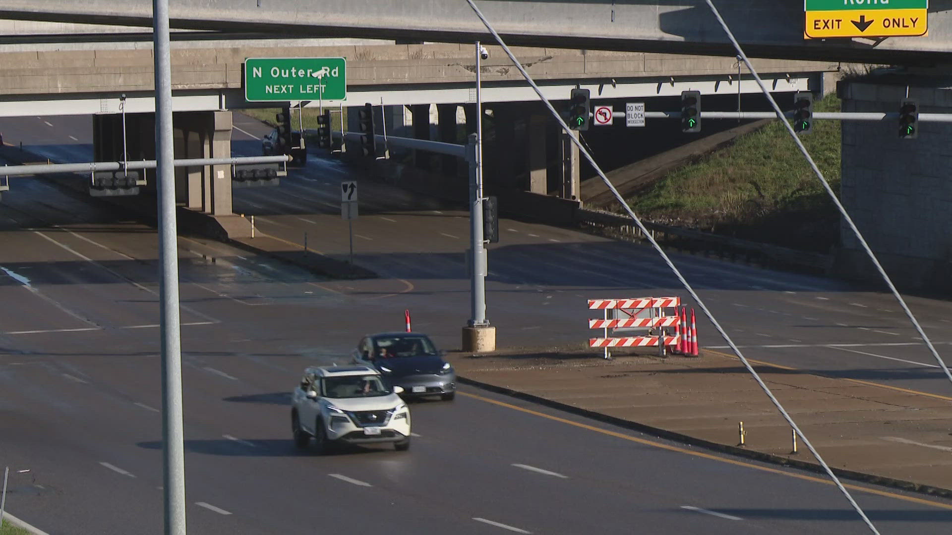 All lanes of Route 141 and Interstate 44 are back open. It comes after a weekend closure due to flooding when the Meramec River crested.