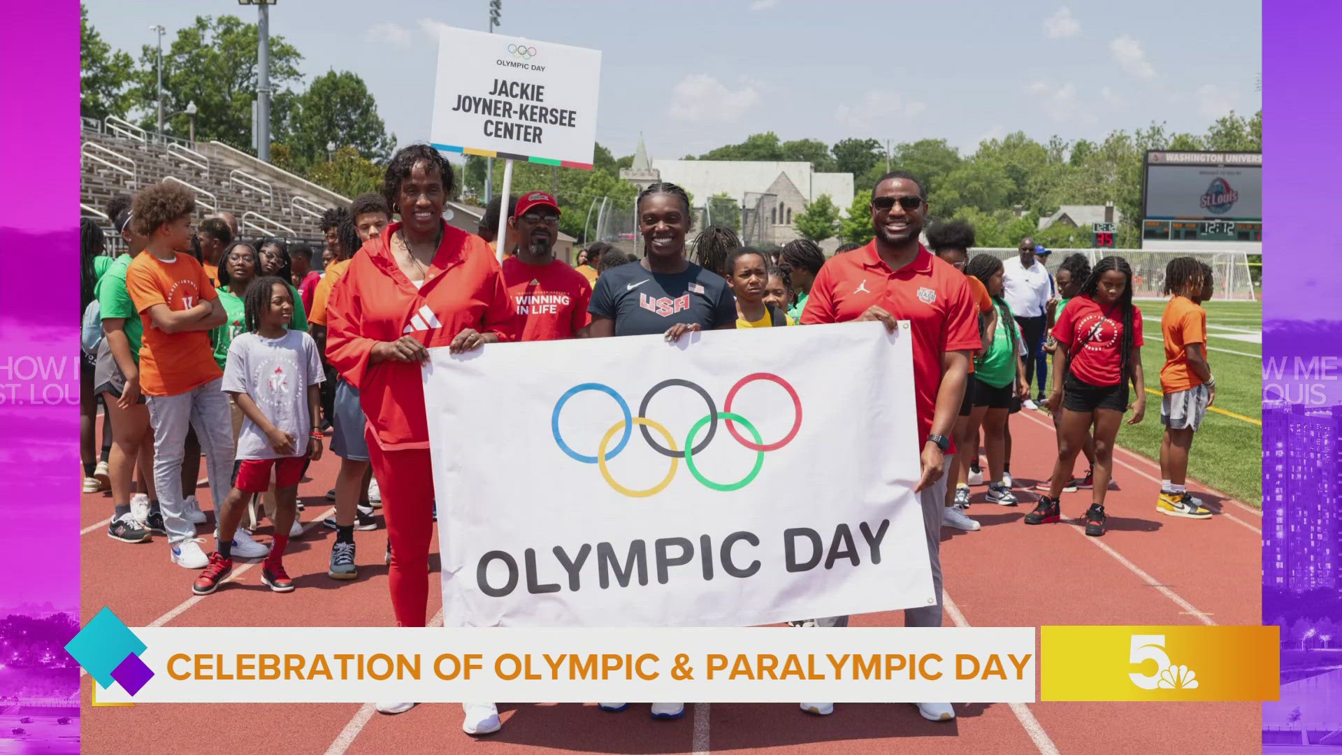 Jackie Joyner-Kersee and other St. Louis Olympians and Paralympians will join the community for a free event at Washington University June 21 11-12:30.