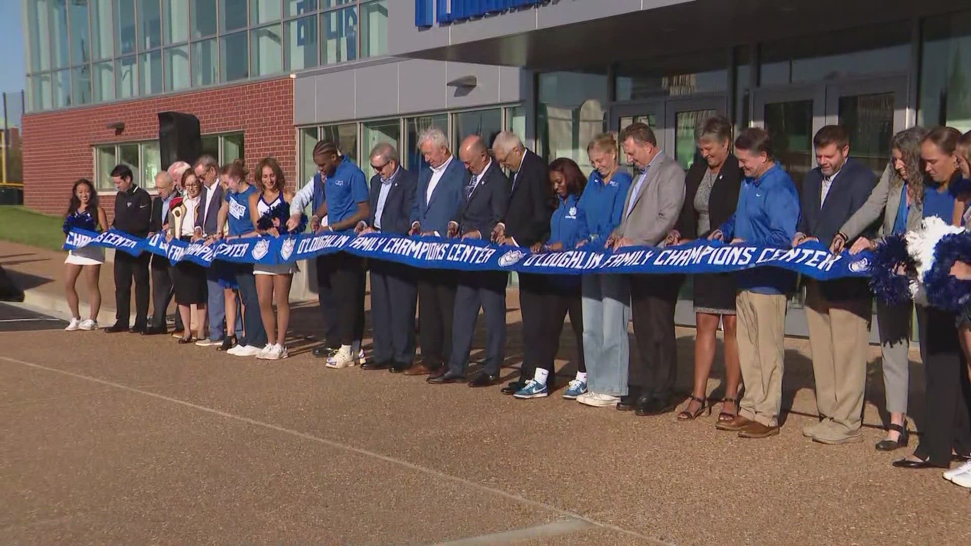 A ribbon-cutting ceremony was held for the O'Loughlin Family Champions. The facility will be fully operational by the end of October.