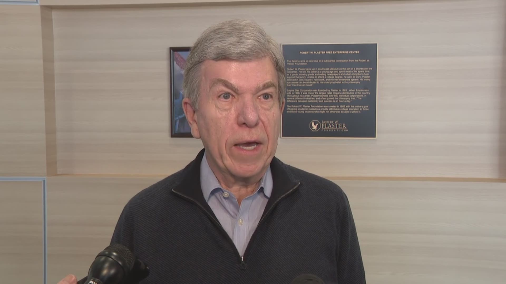 Sen. Roy Blunt talked about technical careers as a way to avoid what he calls the "lost decade." He also answered questions on some headlines out of Washington.