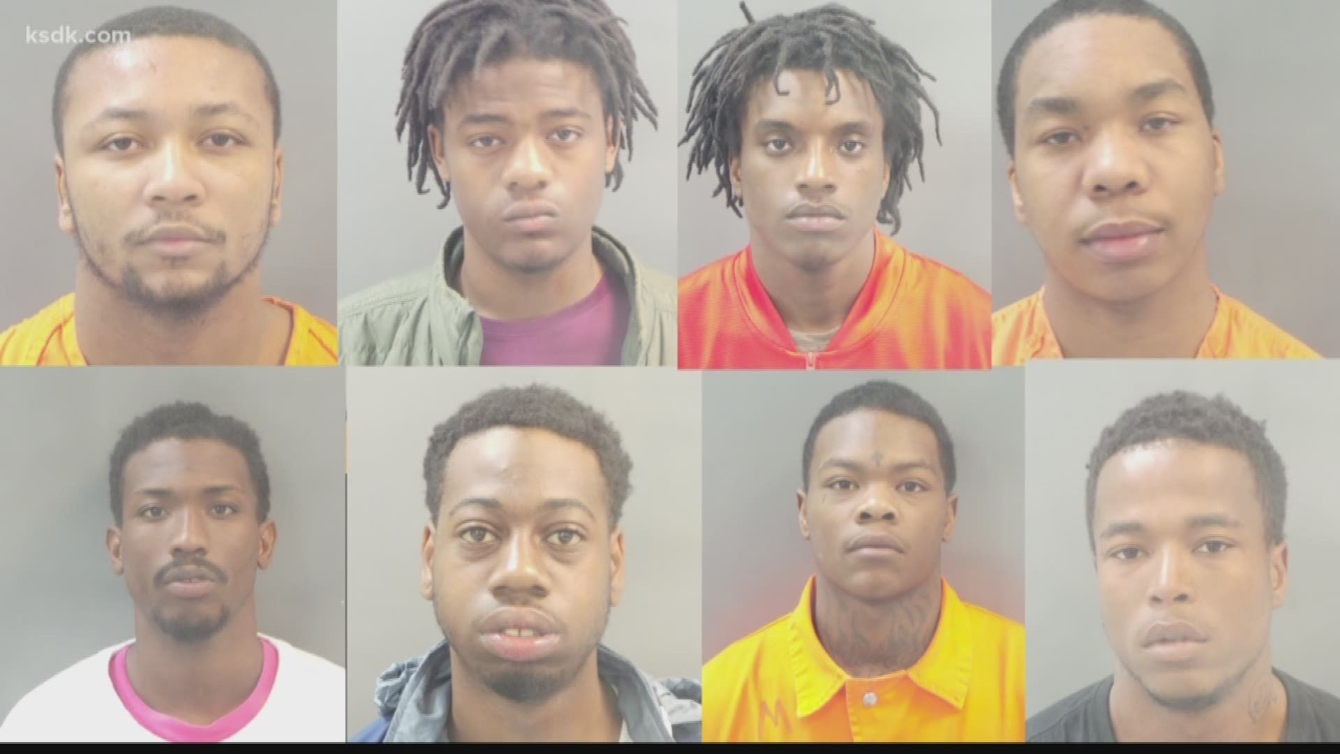 Gardner's office says 9 out of the 12 suspects are in custody for committing crimes all throughout the city.