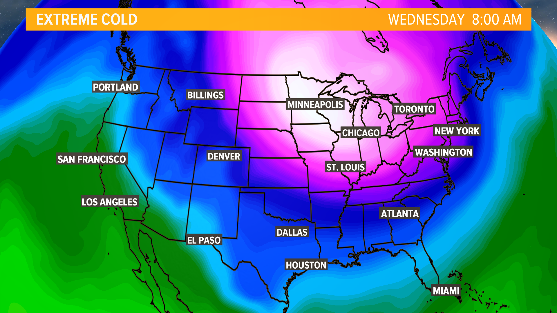 Coldest air of the season moving into the St. Louis area