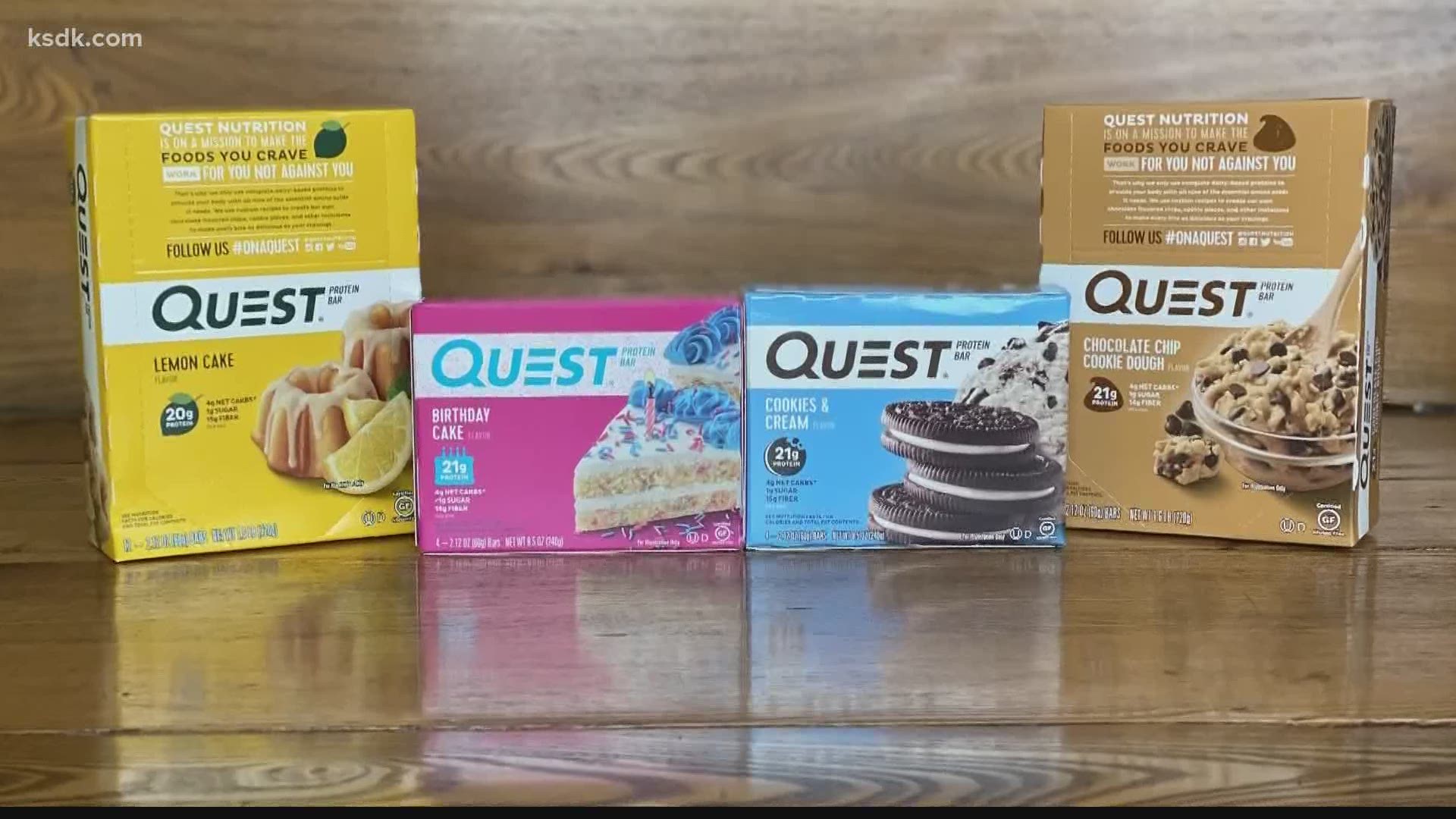 Quest Bars serve as a great substitute for a sweet treat, especially during the holidays.