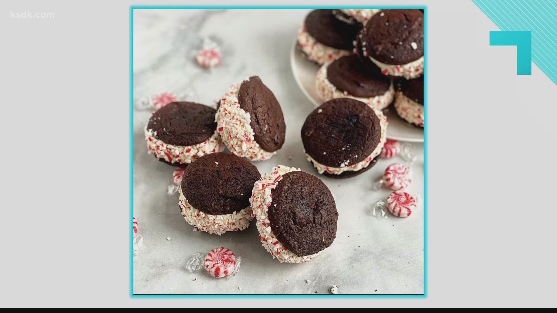 You might have seen her baking videos on TikTok. Jessie Sheehan shares how to make Peppermint Chocolate Whoopie Pies.