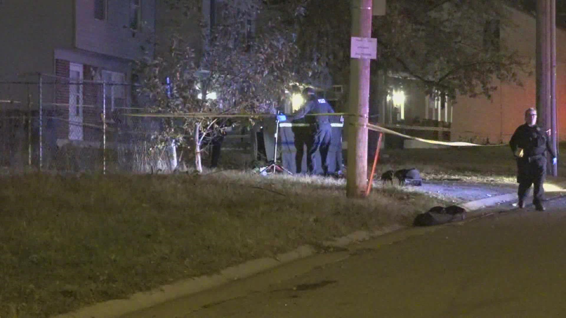 Police said the man was shot in the chest. The shooting happened shortly before midnight on Alaska Avenue.