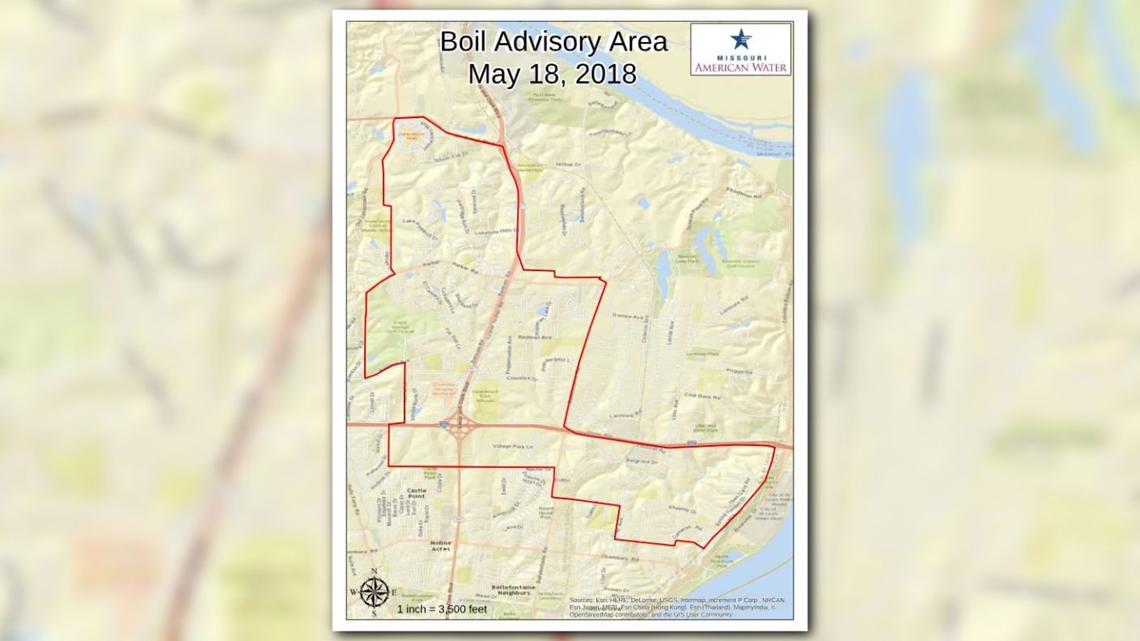 Precautionary boil order lifted for sections of St. Louis County | ksdk.com