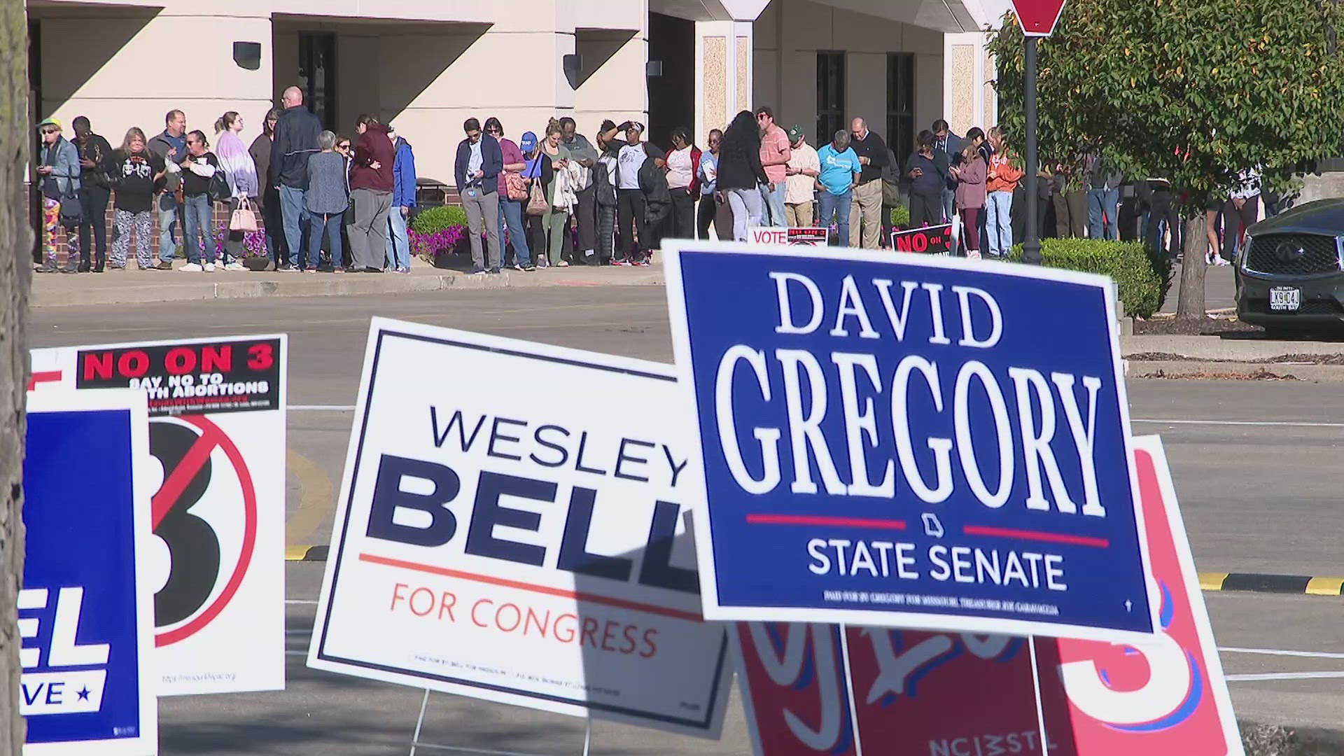 New voting technology in St. Louis County. Polls will close at 7 p.m. CT.