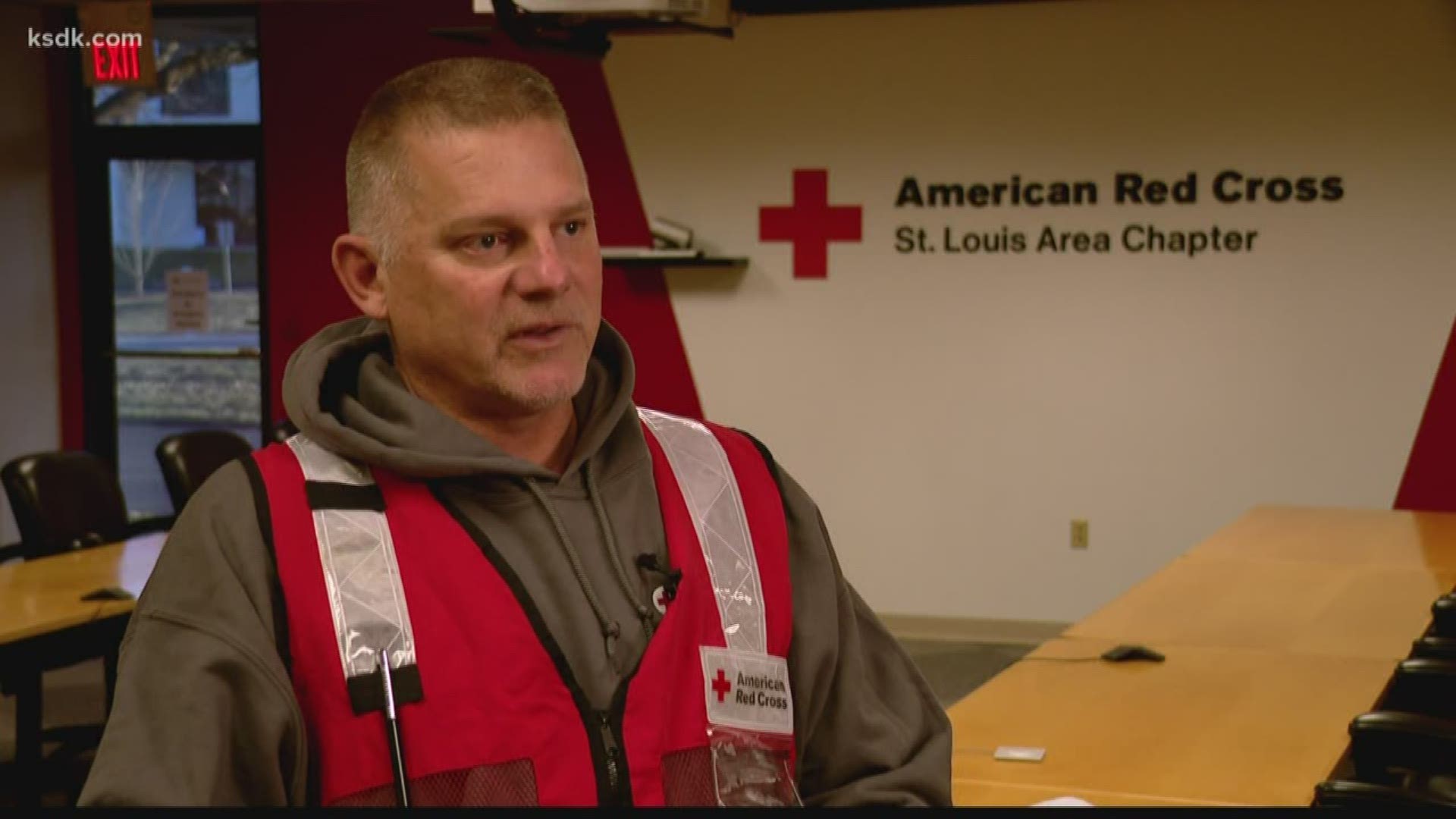 A volunteer with the Red Cross in St. Louis will head to Nashville to help tornado victims.