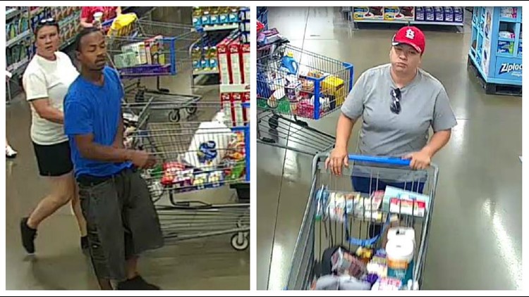 Police looking for suspects in thefts from Walmart shoppers | ksdk.com
