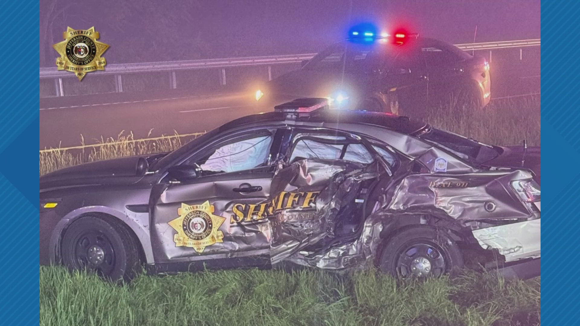 Both drivers were taken to an area hospital for treatment. According to a Facebook post from the department, the deputy has since been released. 