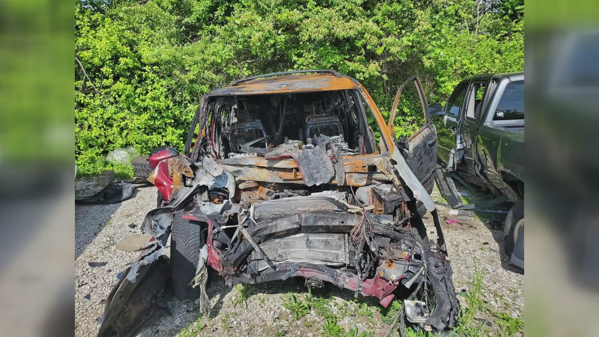 Five good Samaritans were recognized Thursday for saving a mom and three kids in Wentzville. The family was pulled from a burning van after a crash.