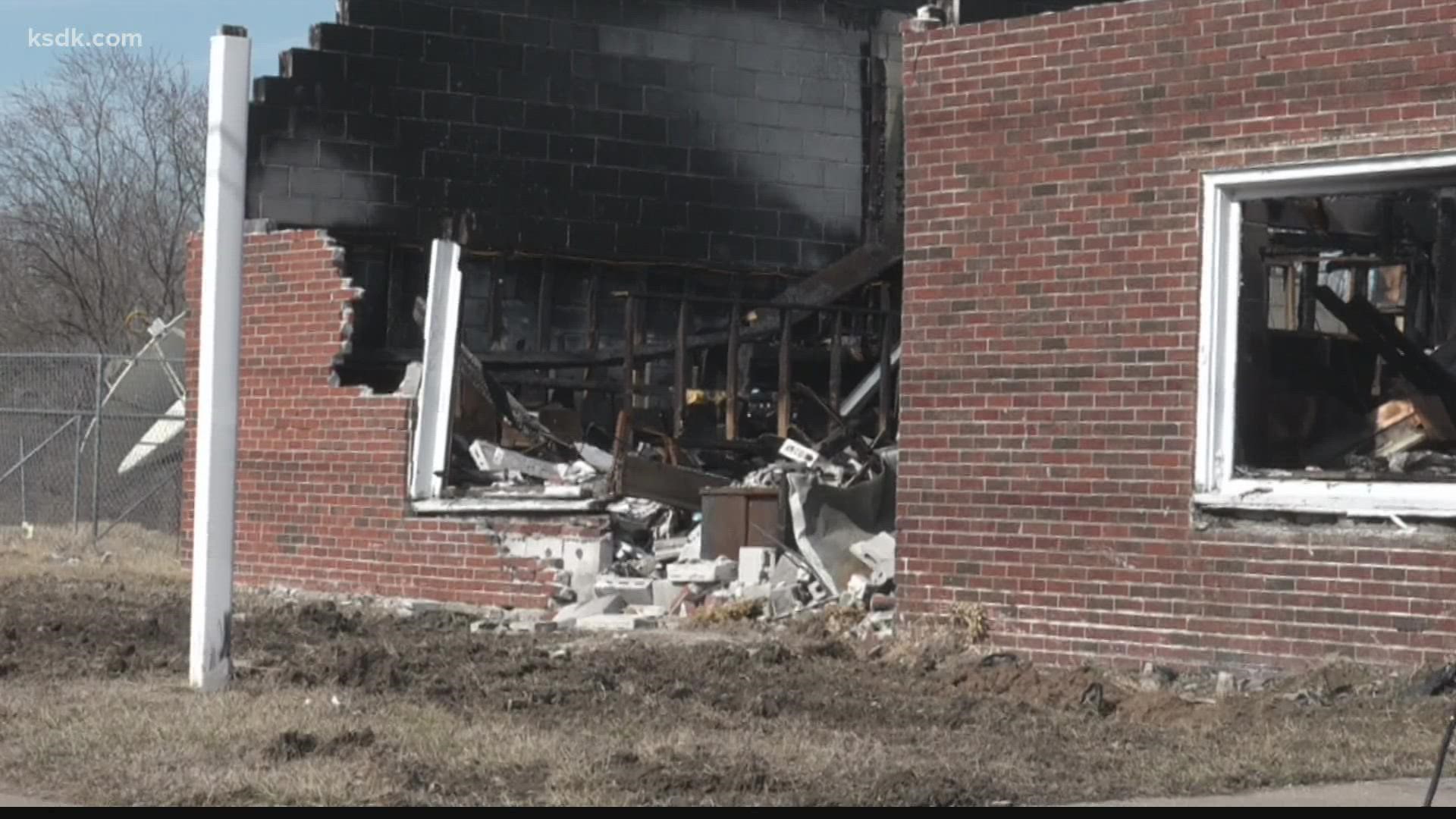 The public safety building in Washington Park, Illinois burned down in October. Now, leaders are asking for state leaders to step up and help.