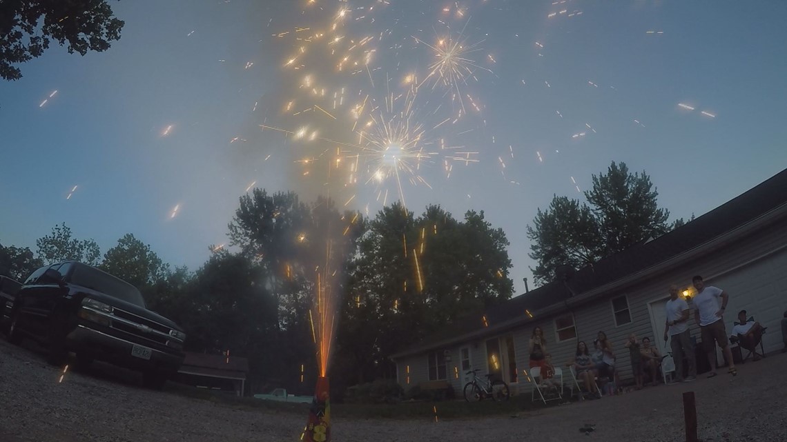 The difference between fireworks and a fine in St. Charles County, can