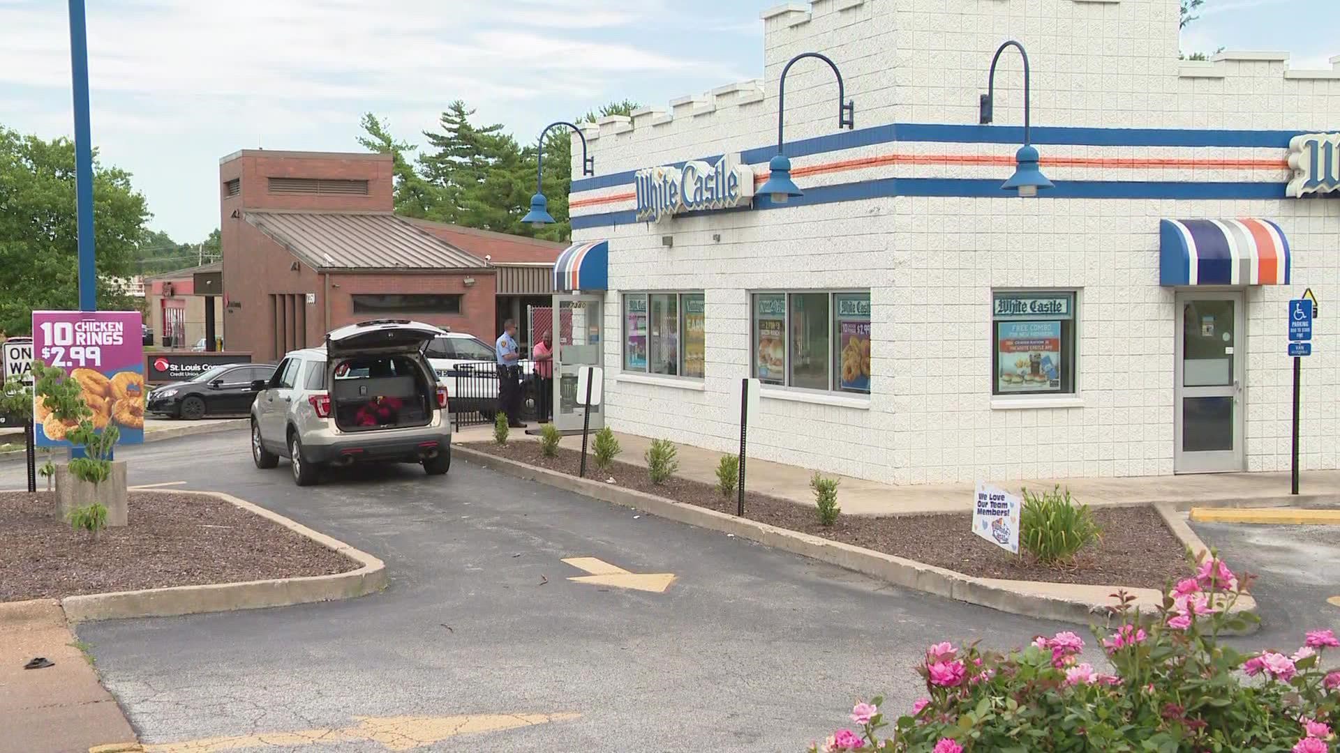 An employee at the restaurant said he was told a female co-worker was shot while at work.