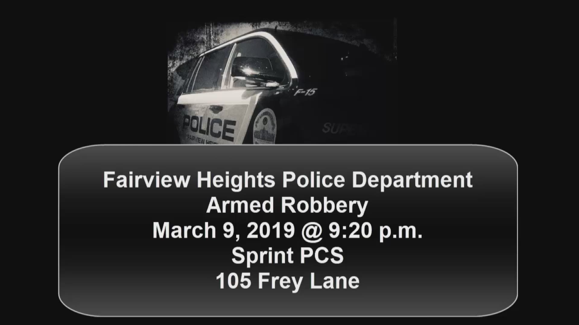 Three men are wanted for robbing a Sprint PCS store at gunpoint in Fairview Heights, Illinois.