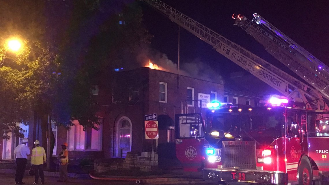 1 firefighter treated in fire believed to have been intentionally set ...