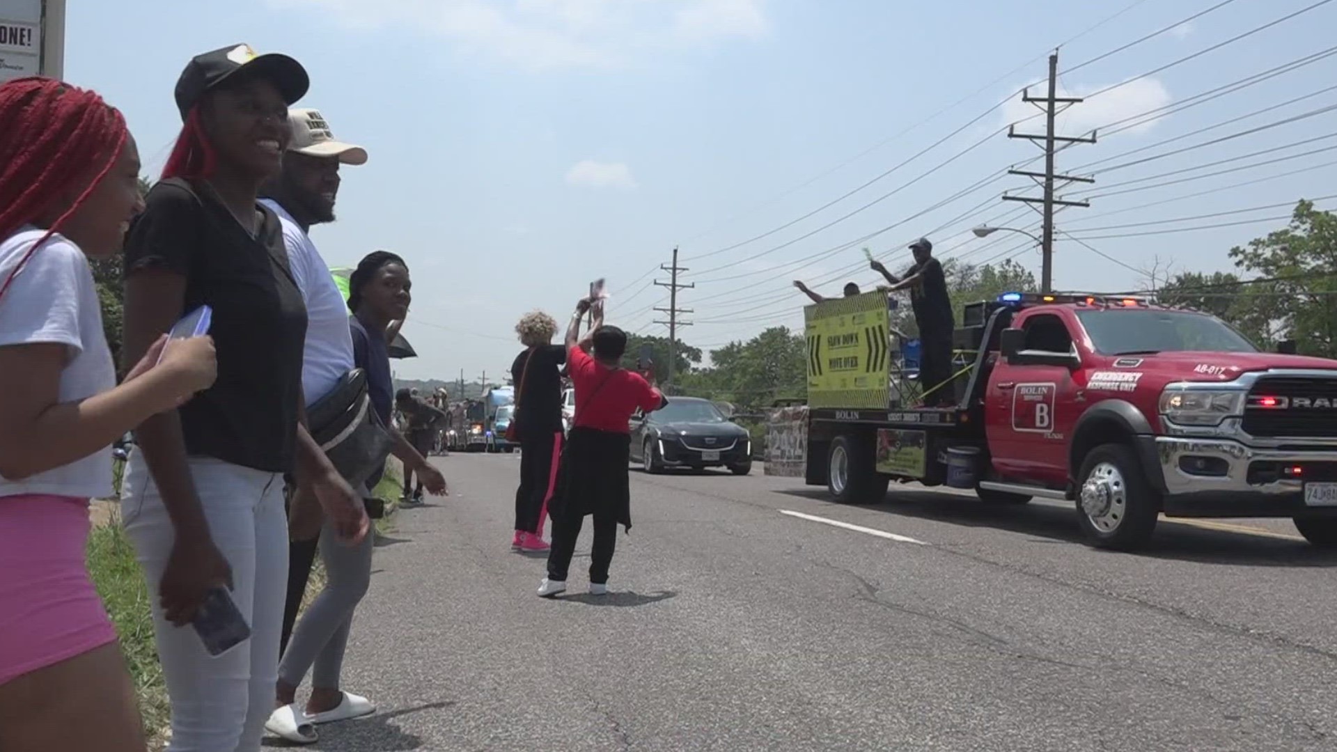 Hundreds lined West Florissant Avenue on Monday for the second annual Dellwood Juneteenth celebration. The roots of America's newest holiday are generations deep.