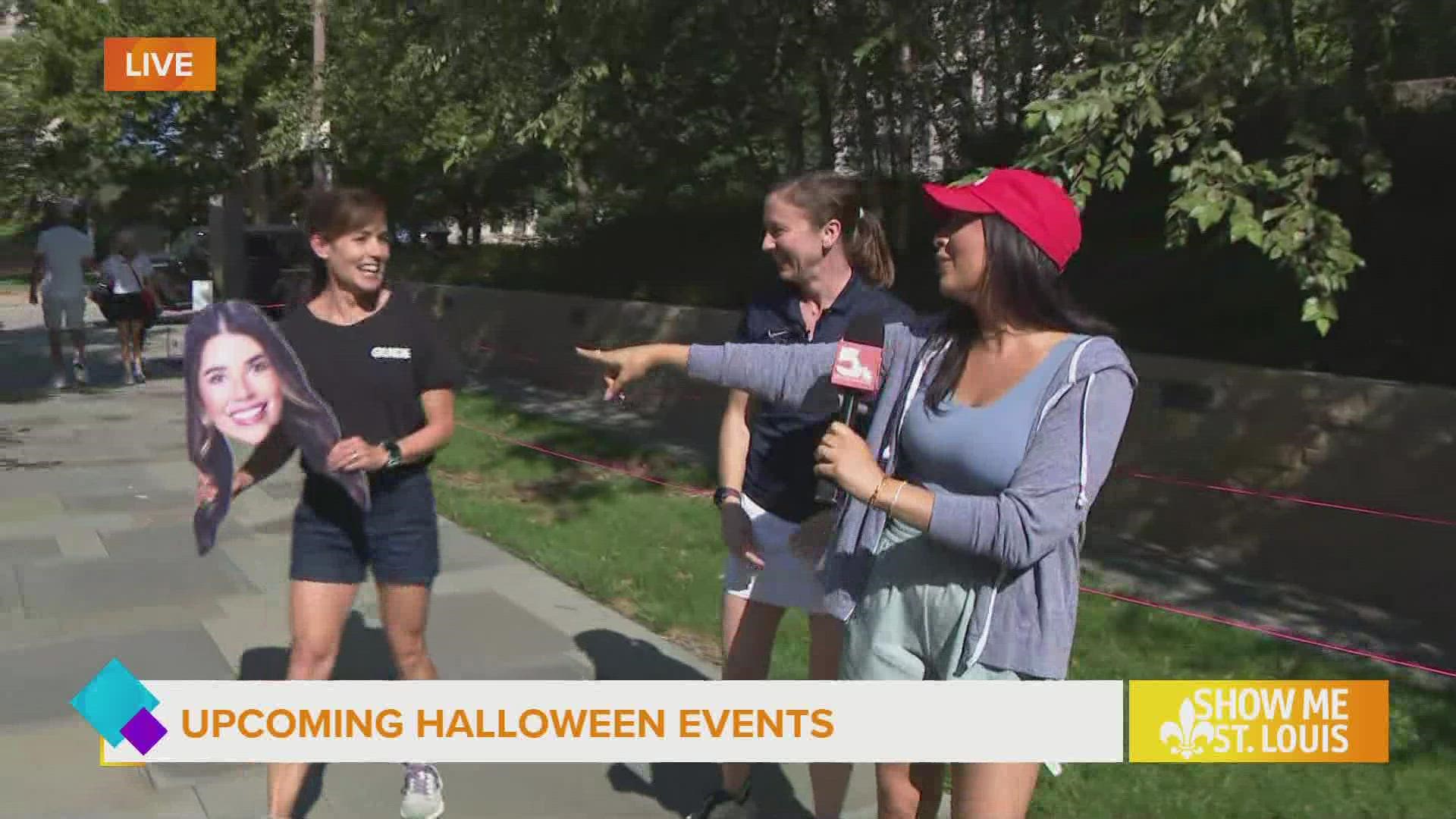 Dana runs through Citygarden to preview MOHIST's Haunted History Walking Tours and The Great GO! St. Louis Halloween Race.