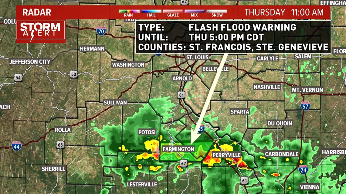 INTERACTIVE RADAR | Flash Flood Warnings for several southern counties ...