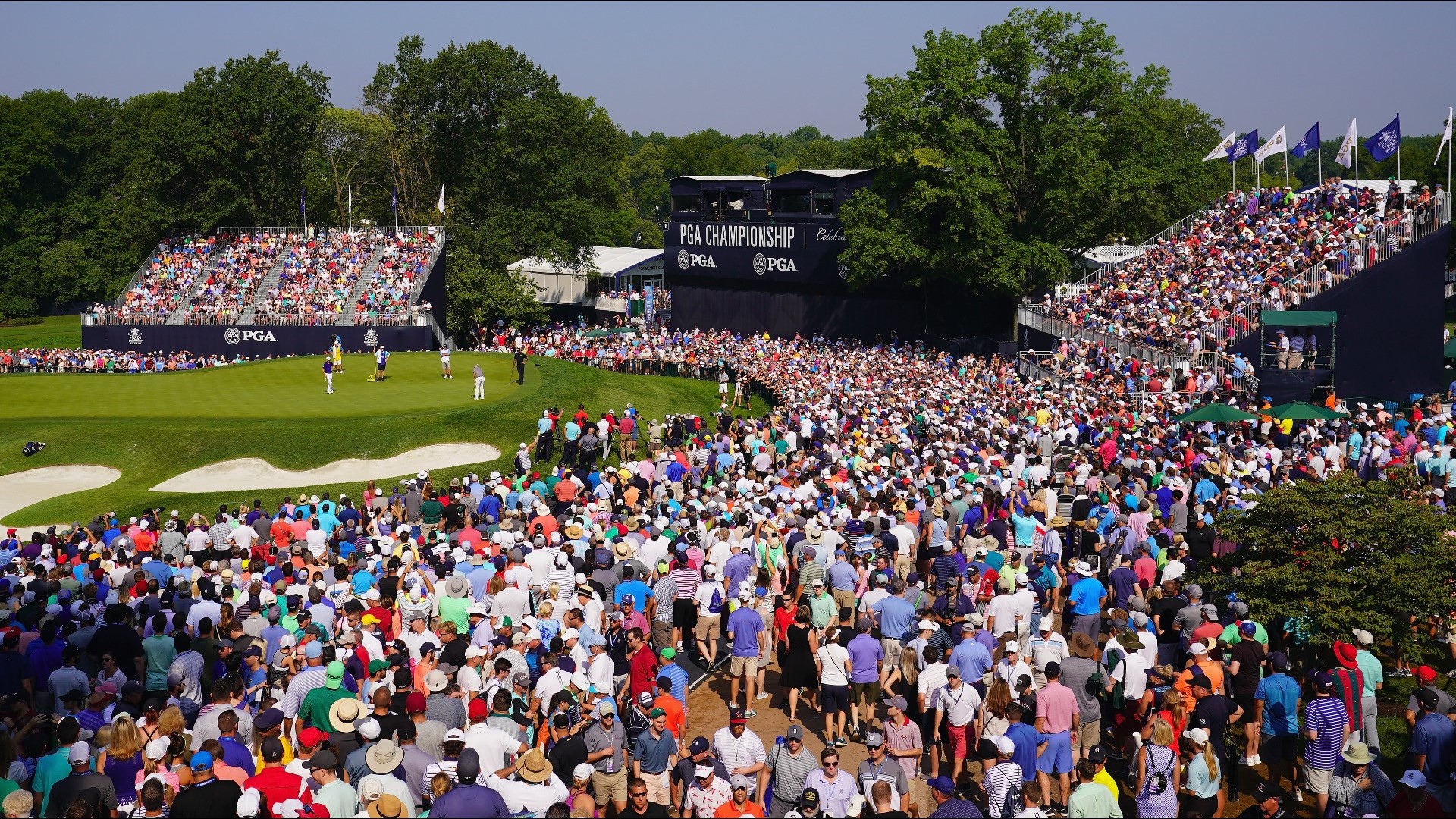 PHOTOS Massive crowds at PGA Championship in St. Louis