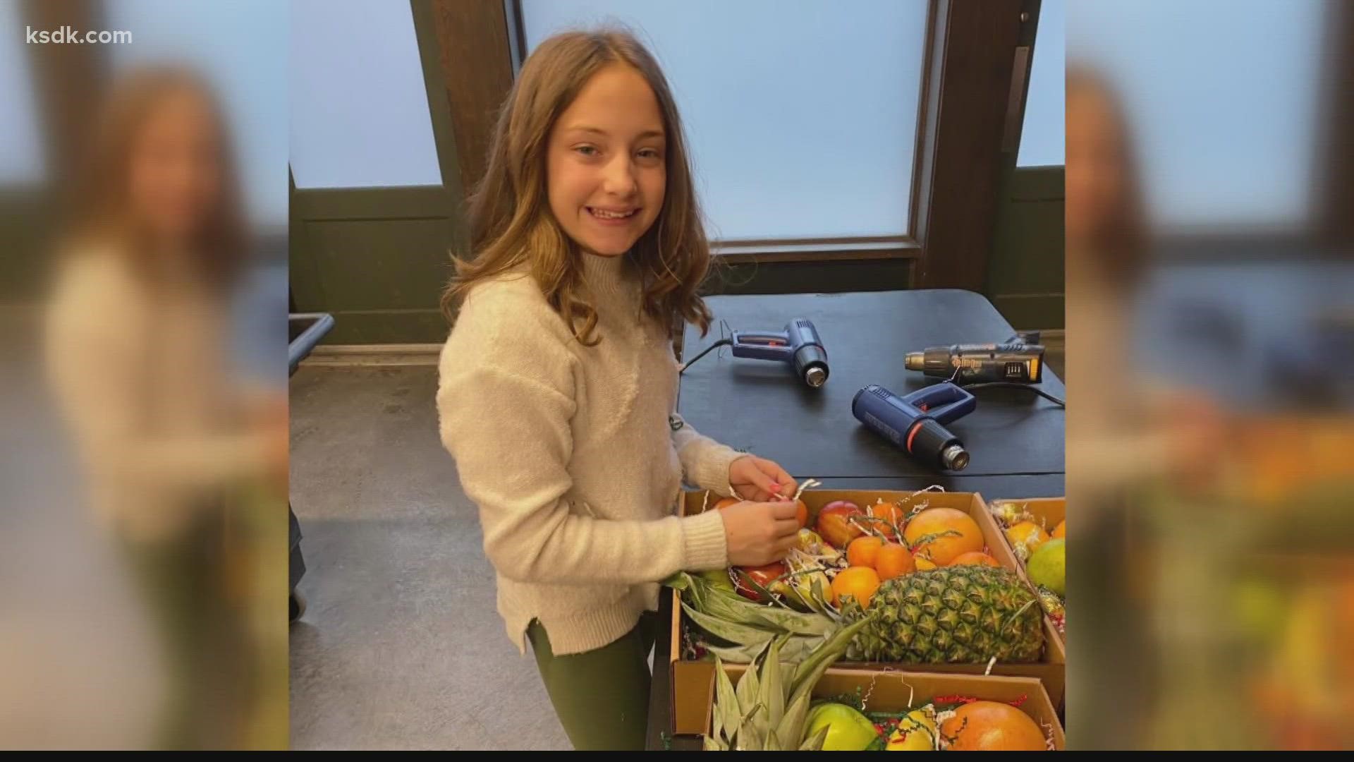 Claire Corley learned something she didn't know about her beloved grandfather at his funeral: every holiday he'd buy fruit and make baskets for those in need.